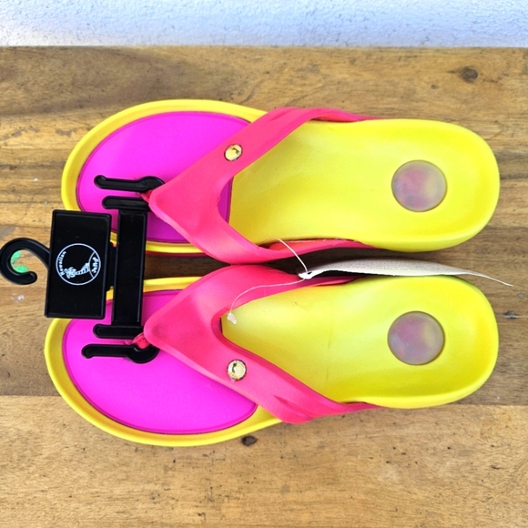 Hawaiian Jellys Ultra Comfort Mango  Unisex  Sandals Women's Size 8 - Picture 8 of 15